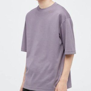 Uniqlo U Purple Airism Oversized Tee